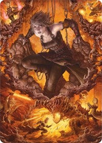 Nahiri, Heir of the Ancients [Zendikar Rising Art Series] | Good Games Cannington