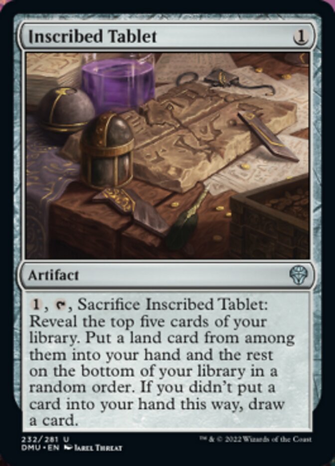 Inscribed Tablet [Dominaria United] | Good Games Cannington