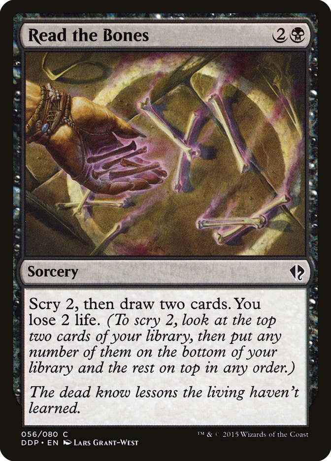 Read the Bones [Duel Decks: Zendikar vs. Eldrazi] | Good Games Cannington