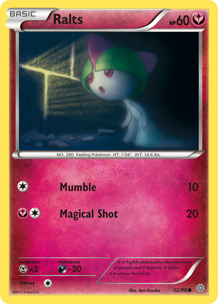 Ralts (52/98) [XY: Ancient Origins] | Good Games Cannington