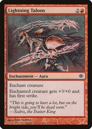 Lightning Talons [Shards of Alara] | Good Games Cannington