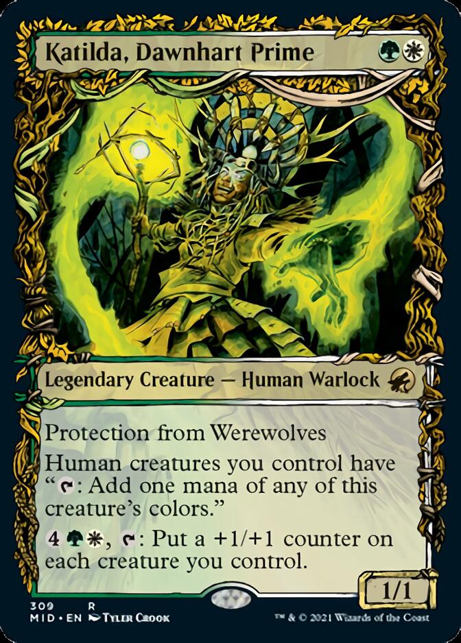 Katilda, Dawnhart Prime (Showcase Equinox) [Innistrad: Midnight Hunt] | Good Games Cannington