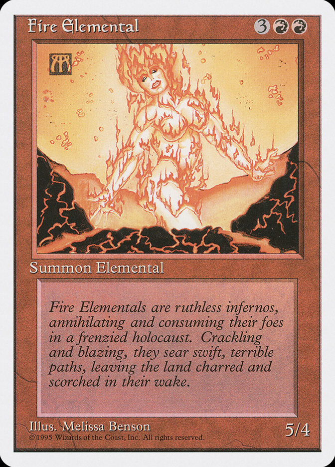 Fire Elemental [Fourth Edition] | Good Games Cannington