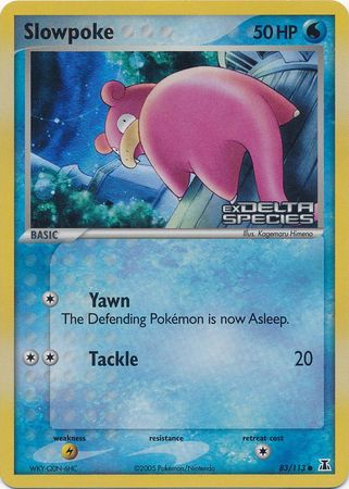 Slowpoke (83/113) (Stamped) [EX: Delta Species] | Good Games Cannington