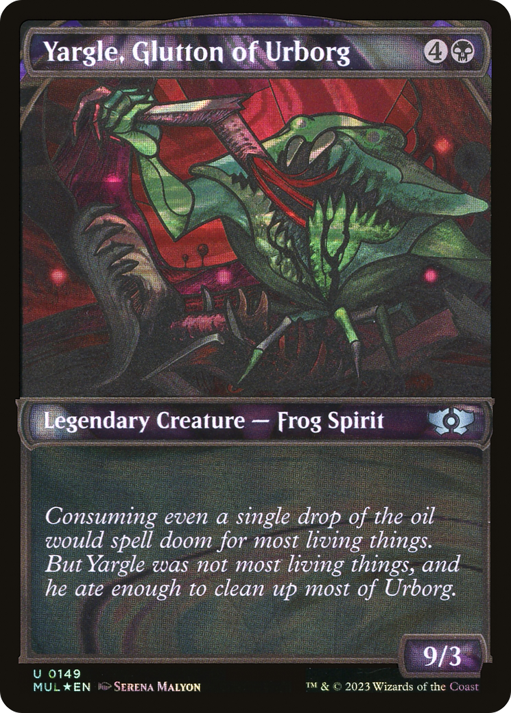 Yargle, Glutton of Urborg (Halo Foil) [Multiverse Legends] | Good Games Cannington