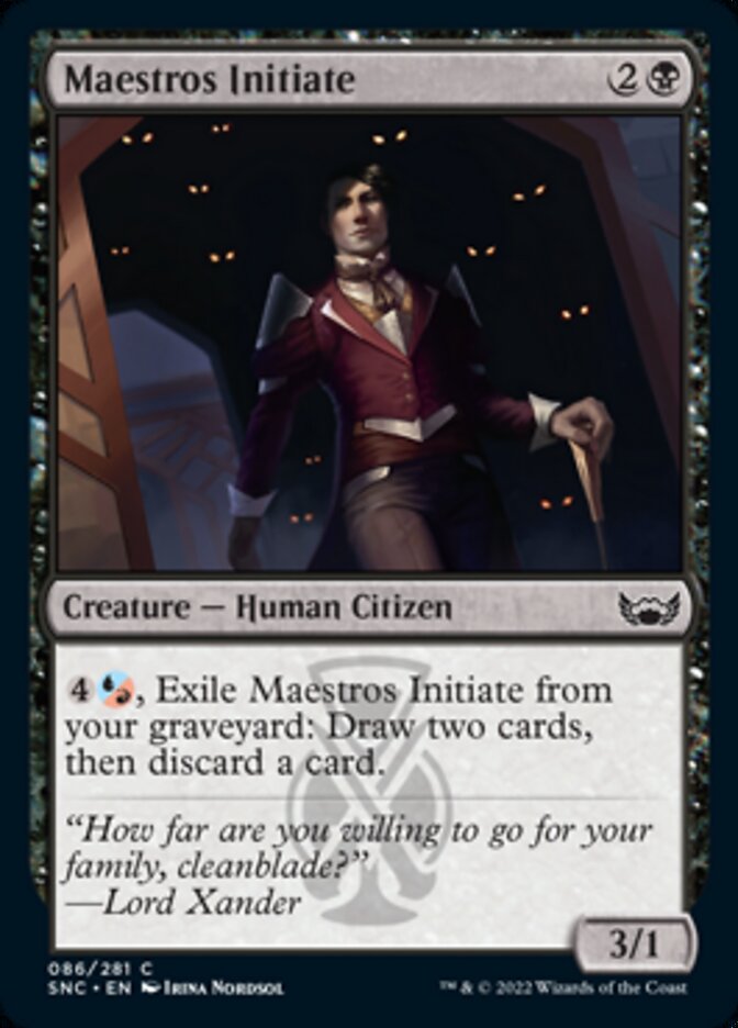 Maestros Initiate [Streets of New Capenna] | Good Games Cannington