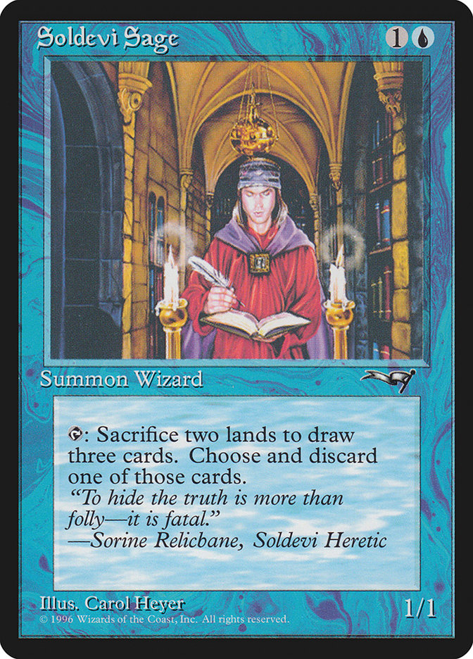 Soldevi Sage (Standing) [Alliances] | Good Games Cannington