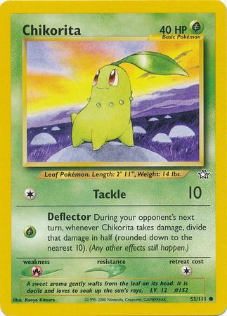 Chikorita (53/111) [Neo Genesis Unlimited] | Good Games Cannington