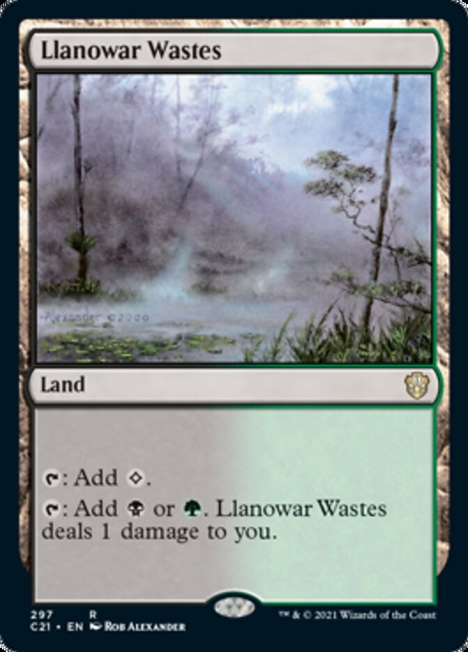 Llanowar Wastes [Commander 2021] | Good Games Cannington