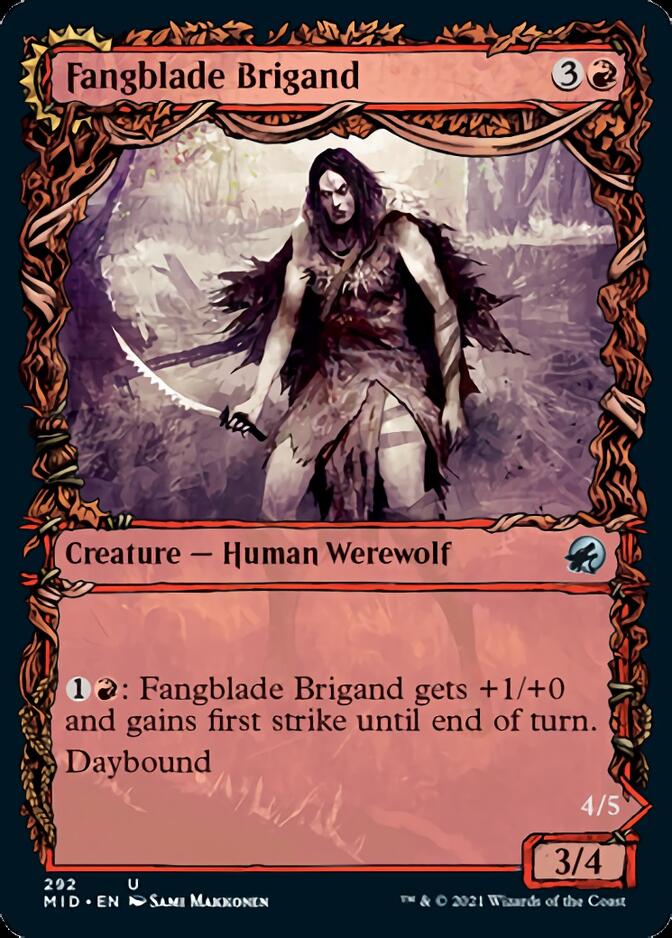 Fangblade Brigand // Fangblade Eviscerator (Showcase Equinox) [Innistrad: Midnight Hunt] | Good Games Cannington