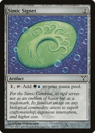 Simic Signet [Dissension] | Good Games Cannington