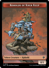Gold // Kobolds of Kher Keep Double-Sided Token [Murders at Karlov Manor Commander Tokens] | Good Games Cannington