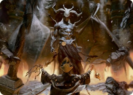 Ormendahl, the Corrupter Art Card [Innistrad: Midnight Hunt Art Series] | Good Games Cannington