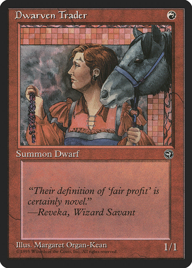 Dwarven Trader (Reveka Flavor Text) [Homelands] | Good Games Cannington