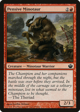 Pensive Minotaur [Journey into Nyx] | Good Games Cannington