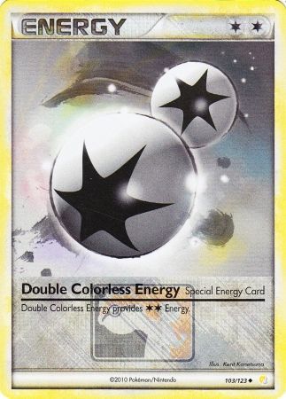 Double Colorless Energy (103/123) (League Promo) [HeartGold & SoulSilver: Base Set] | Good Games Cannington