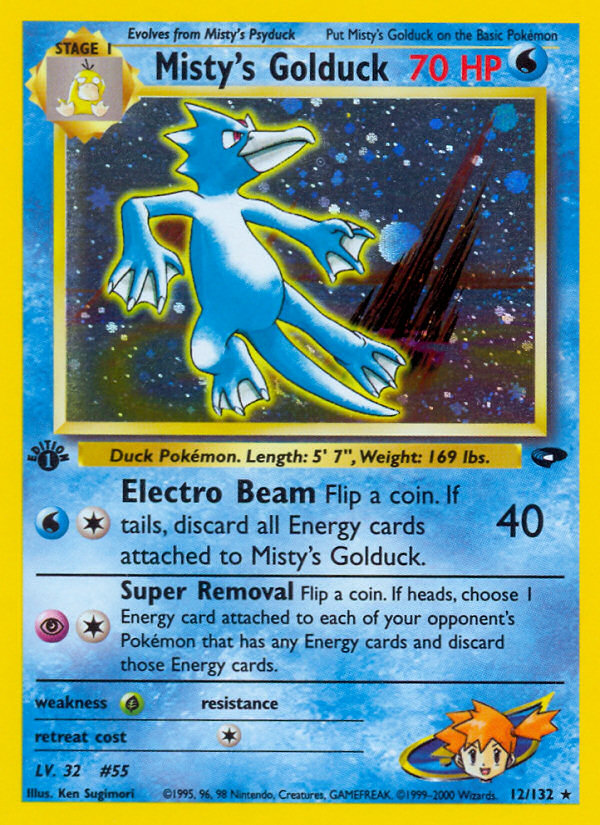 Misty's Golduck (12/132) [Gym Challenge 1st Edition] | Good Games Cannington