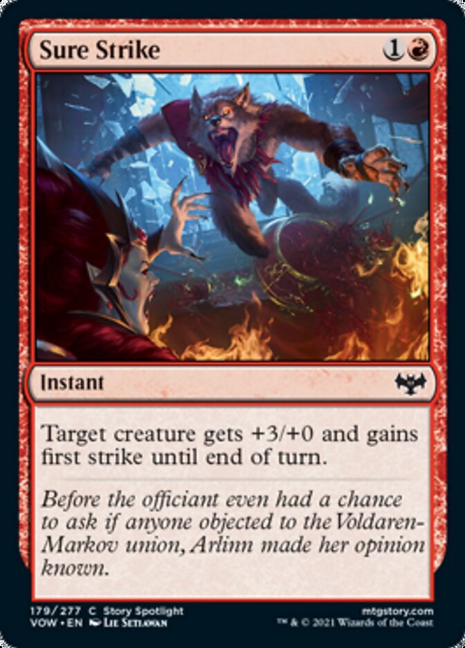 Sure Strike [Innistrad: Crimson Vow] | Good Games Cannington