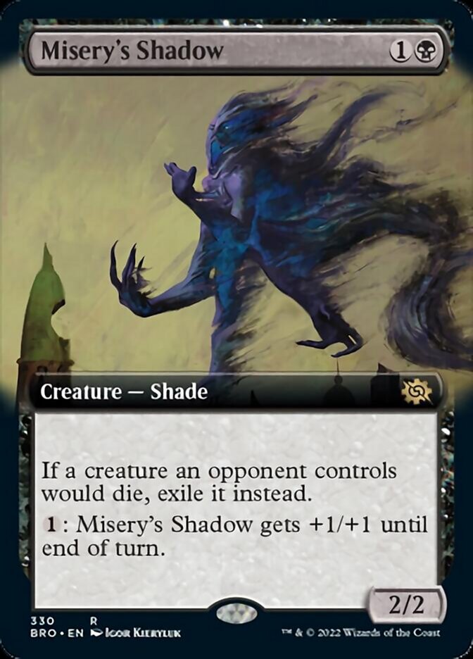 Misery's Shadow (Extended Art) [The Brothers' War] | Good Games Cannington