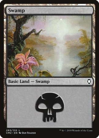 Swamp (293) [Commander Anthology Volume II] | Good Games Cannington