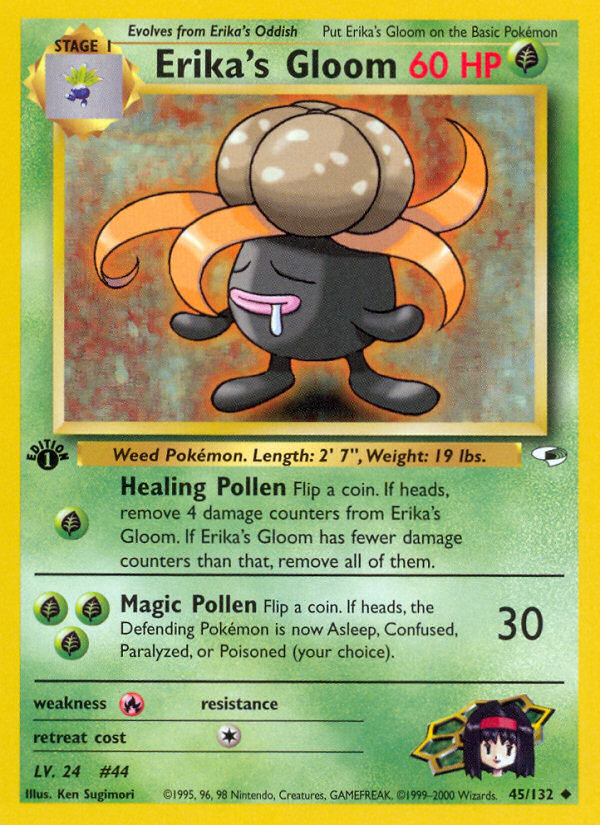Erika's Gloom (45/132) [Gym Heroes 1st Edition] | Good Games Cannington
