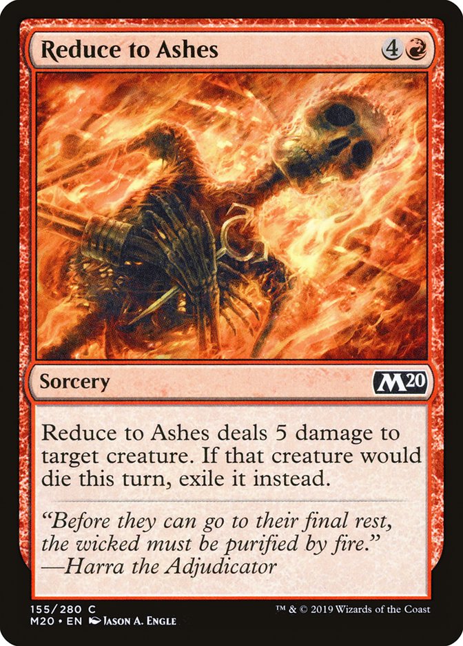 Reduce to Ashes [Core Set 2020] | Good Games Cannington