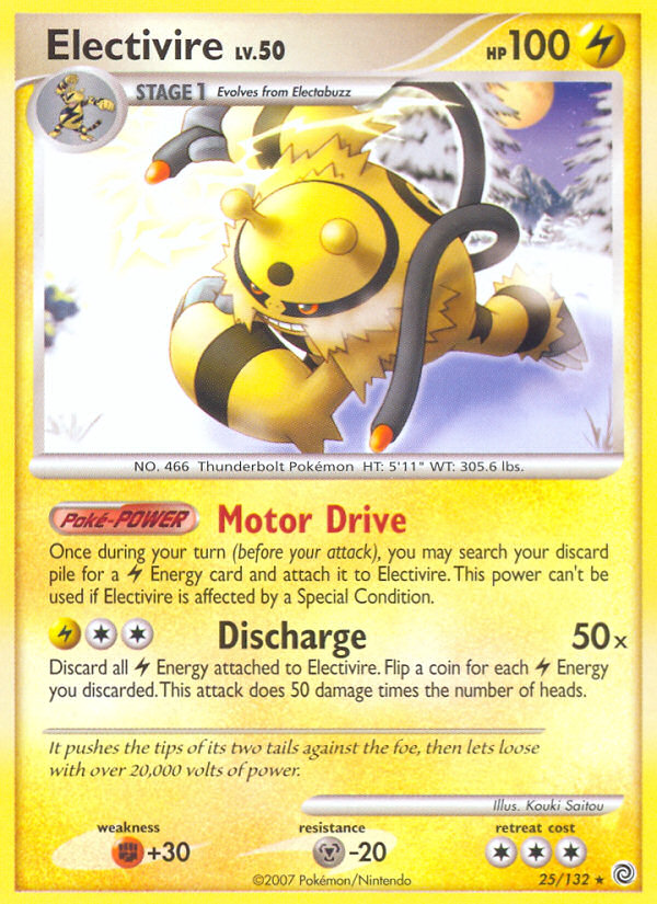 Electivire (25/132) [Diamond & Pearl: Secret Wonders] | Good Games Cannington