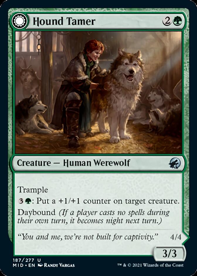 Hound Tamer // Untamed Pup [Innistrad: Midnight Hunt] | Good Games Cannington