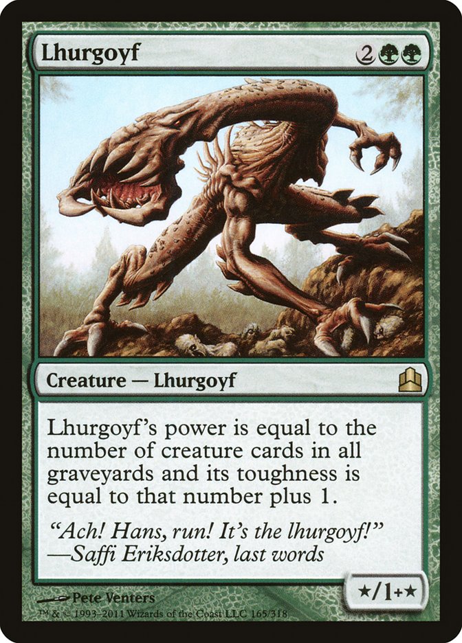 Lhurgoyf [Commander 2011] | Good Games Cannington