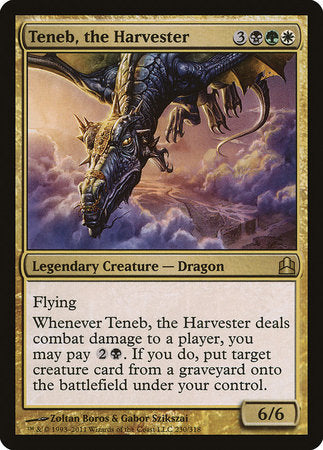 Teneb, the Harvester [Commander 2011] | Good Games Cannington