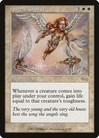 Angelic Chorus [Urza's Saga] | Good Games Cannington
