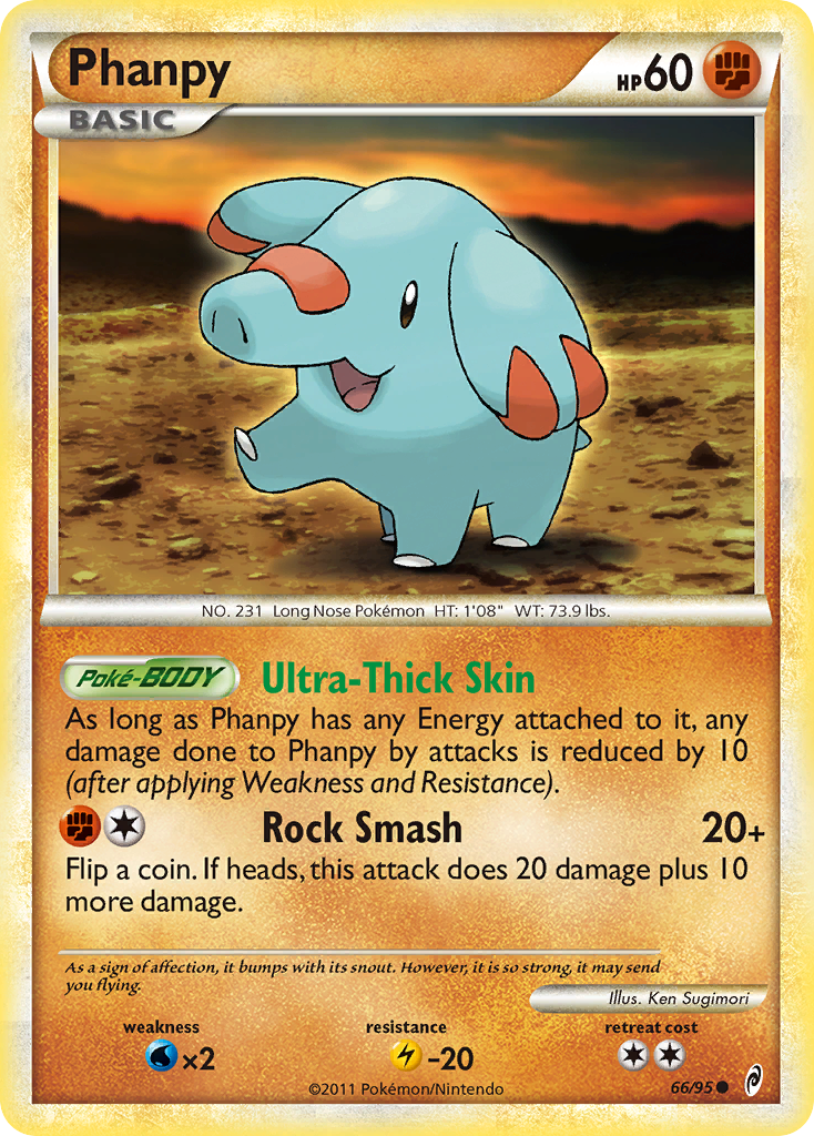 Phanpy (66/95) [HeartGold & SoulSilver: Call of Legends] | Good Games Cannington