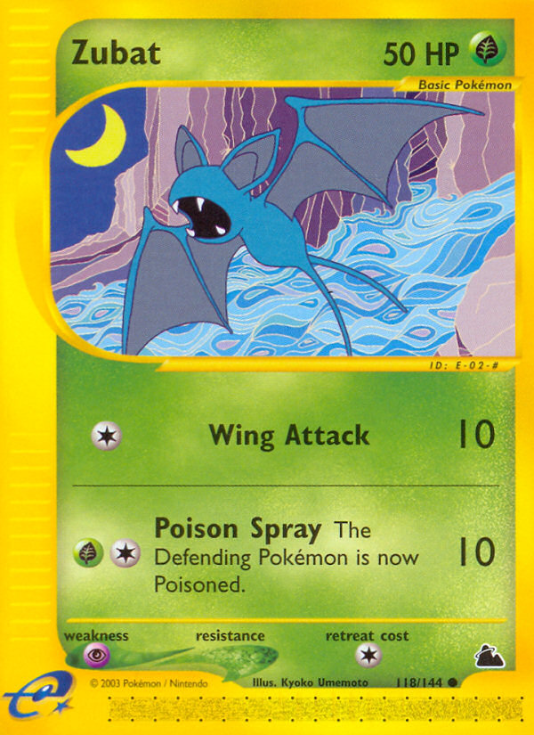 Zubat (118/144) [Skyridge] | Good Games Cannington