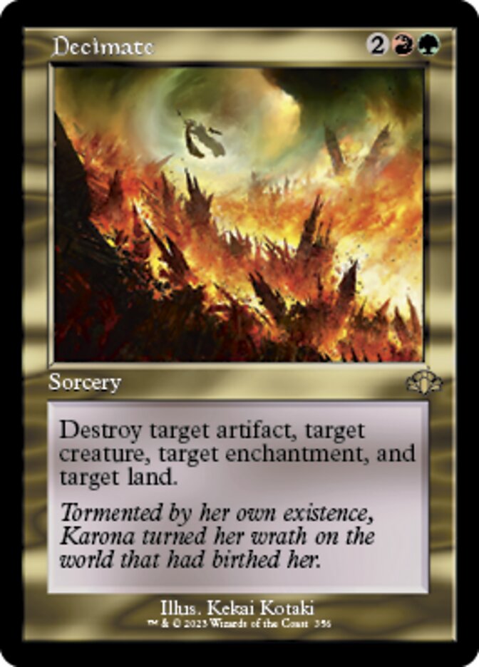 Decimate (Retro) [Dominaria Remastered] | Good Games Cannington
