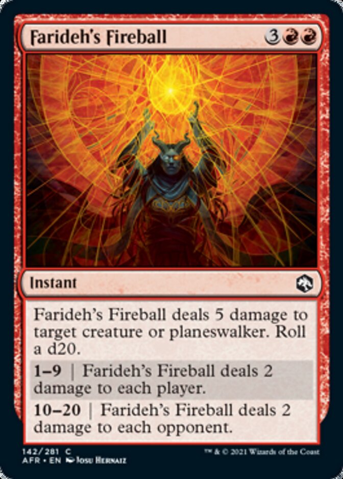 Farideh's Fireball [Dungeons & Dragons: Adventures in the Forgotten Realms] | Good Games Cannington