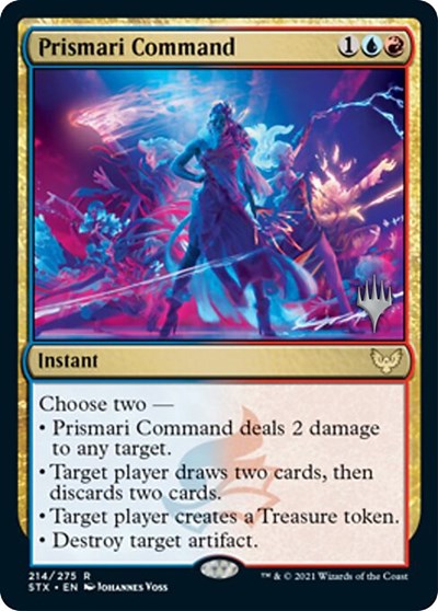 Prismari Command (Promo Pack) [Strixhaven: School of Mages Promos] | Good Games Cannington