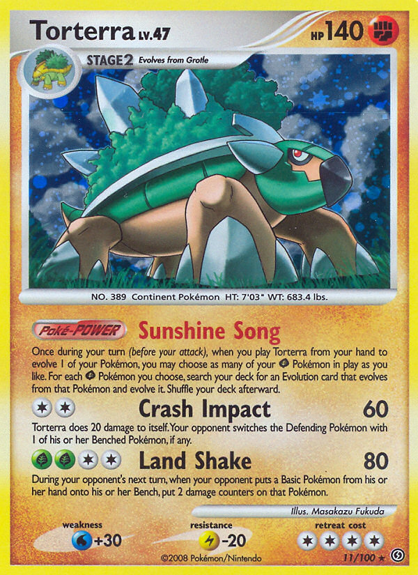 Torterra (11/100) [Diamond & Pearl: Stormfront] | Good Games Cannington