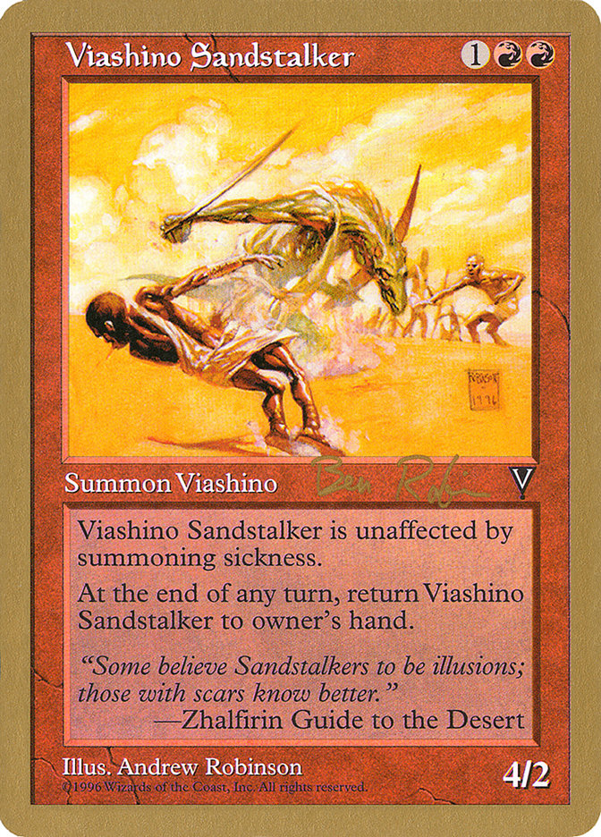 Viashino Sandstalker (Ben Rubin) [World Championship Decks 1998] | Good Games Cannington