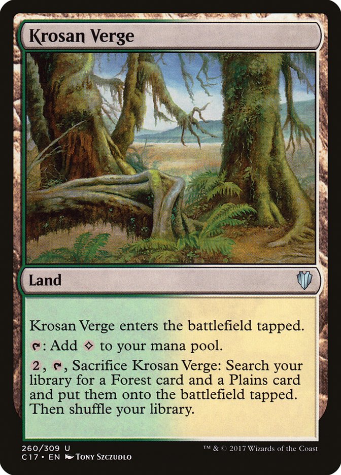 Krosan Verge [Commander 2017] | Good Games Cannington