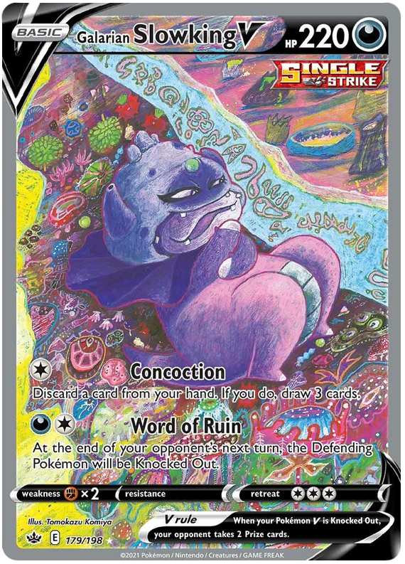 Galarian Slowking V (179/198) [Sword & Shield: Chilling Reign] | Good Games Cannington