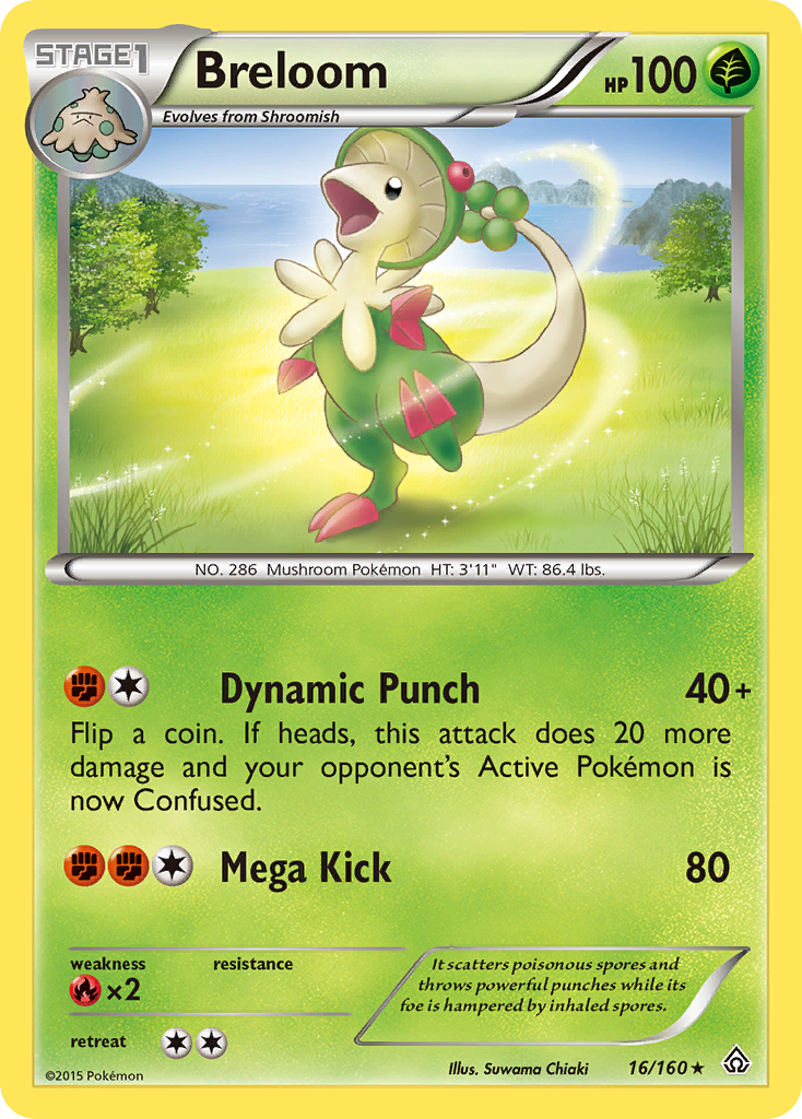 Breloom (16/160) [XY: Primal Clash] | Good Games Cannington