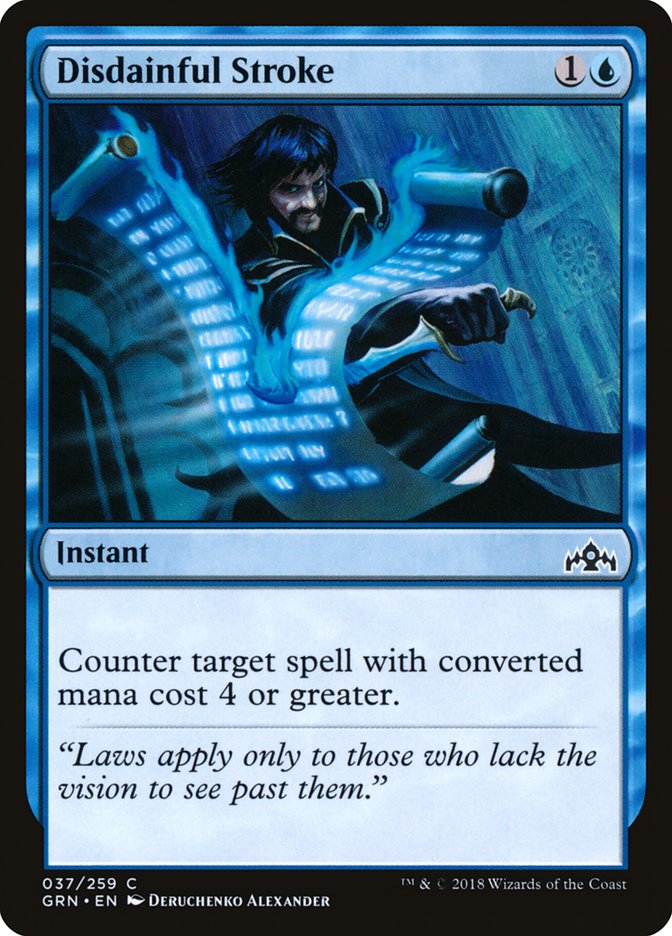Disdainful Stroke [Guilds of Ravnica] | Good Games Cannington