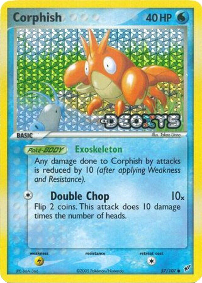Corphish (57/107) (Stamped) [EX: Deoxys] | Good Games Cannington