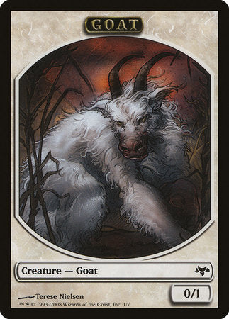 Goat Token [Eventide Tokens] | Good Games Cannington