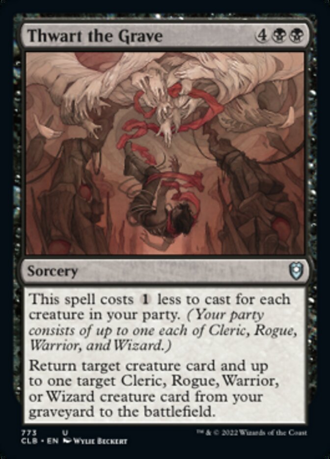 Thwart the Grave [Commander Legends: Battle for Baldur's Gate] | Good Games Cannington