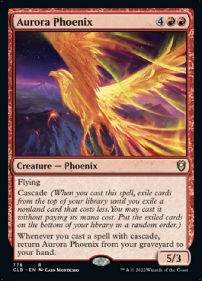 Aurora Phoenix [Commander Legends: Battle for Baldur's Gate] | Good Games Cannington