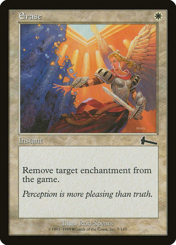 Erase [Urza's Legacy] | Good Games Cannington