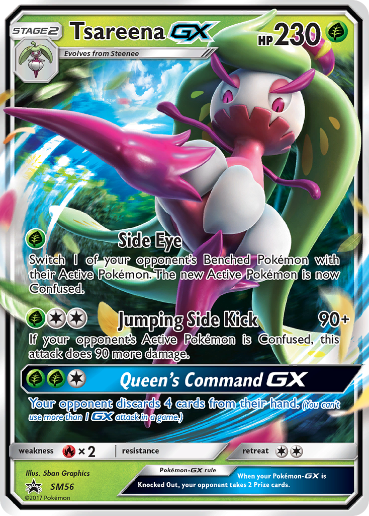 Tsareena GX (SM56) [Sun & Moon: Black Star Promos] | Good Games Cannington