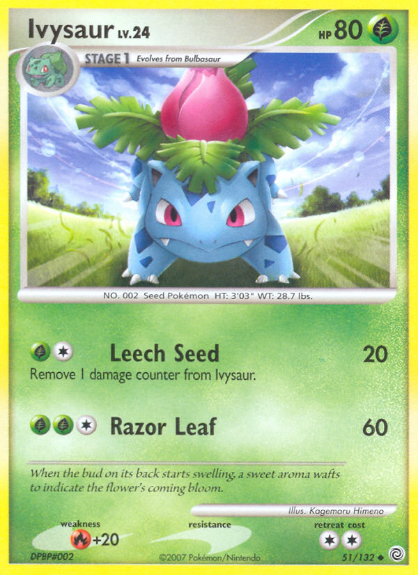 Ivysaur (51/132) [Diamond & Pearl: Secret Wonders] | Good Games Cannington
