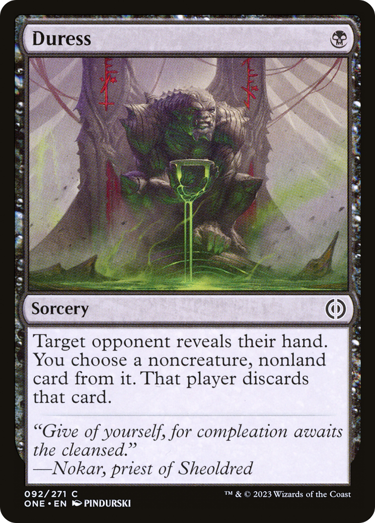 Duress [Phyrexia: All Will Be One] | Good Games Cannington